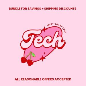 Shop TECH at West Coast Luxe 🍒